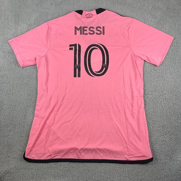 Leo Messi Inter Miami CF Men's Adidas XX-Large Pink Black Home Stadium Jersey - Picture 10 of 12